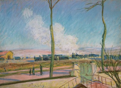 The Goods Station by Alfred Sisley